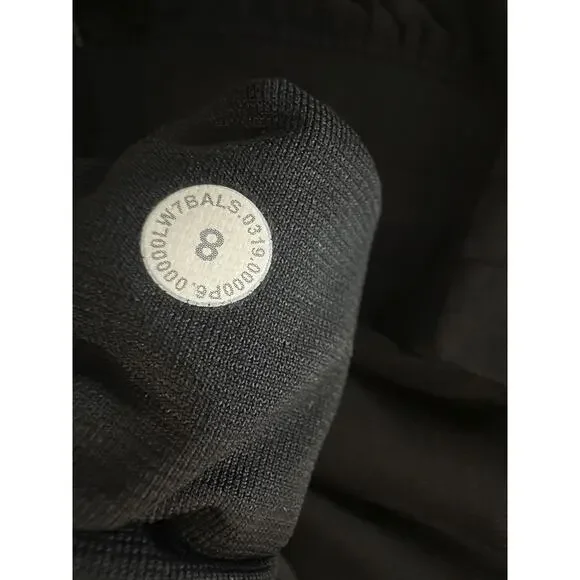 Lululemon Hotty Hot Short Reflective *2.5" Liner Stretch Black Women's Size 8 - Picture 7 of 15